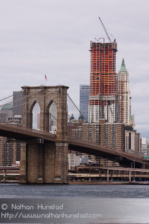 The Brooklyn Bridge from Brooklyn Bridge Park